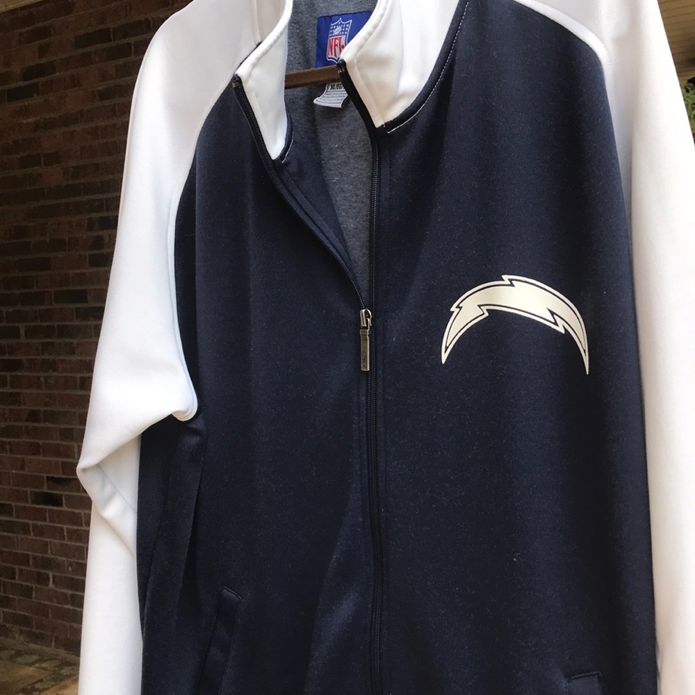 Men’s NFL Chargers wind jacket navy and white